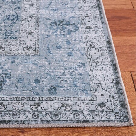 Safavieh 4 x 6 ft. Tucson Collection Rectangle Power Loomed Rug Green & Green TSN190X-4